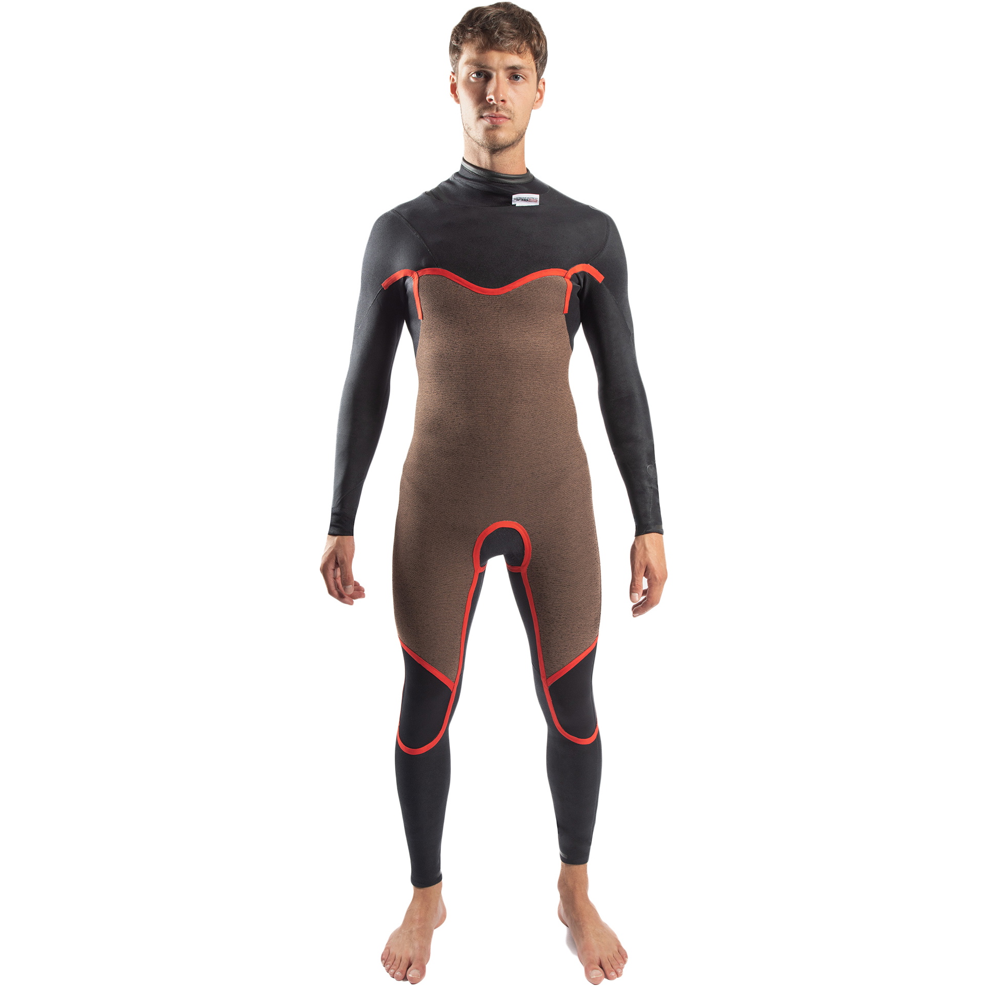 2026 Gul Mens Response FX 5/4mm Chest Zip Wetsuit RE1242-C1
